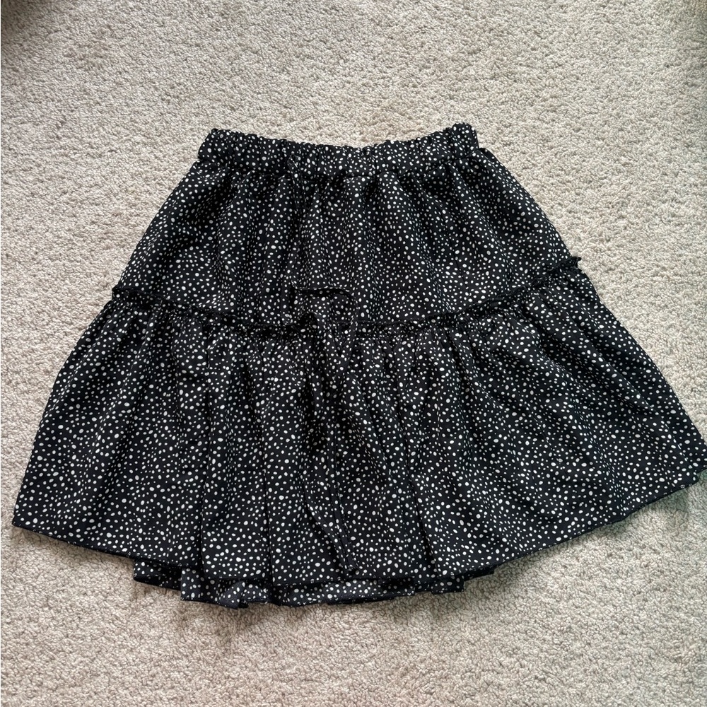 SHEIN black & white skirt